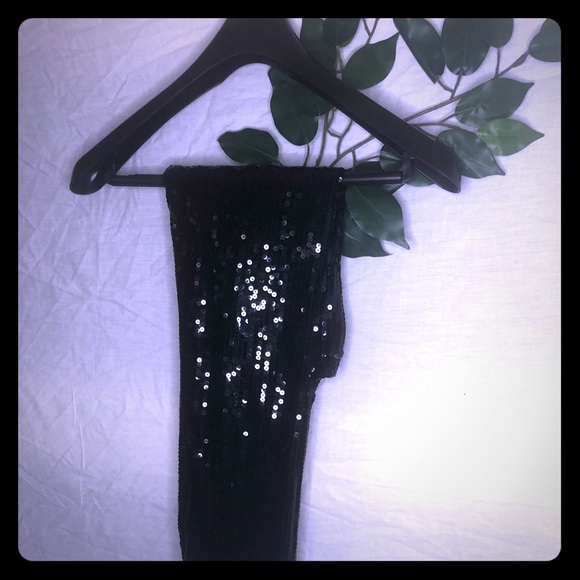 WOW couture Pants - 🌚 Black Sequin Leggings